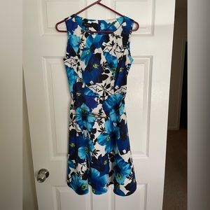 Women’s Blue Floral Dress